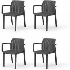Pros y contras de las sillas de comedor exterior de plástico y metal
