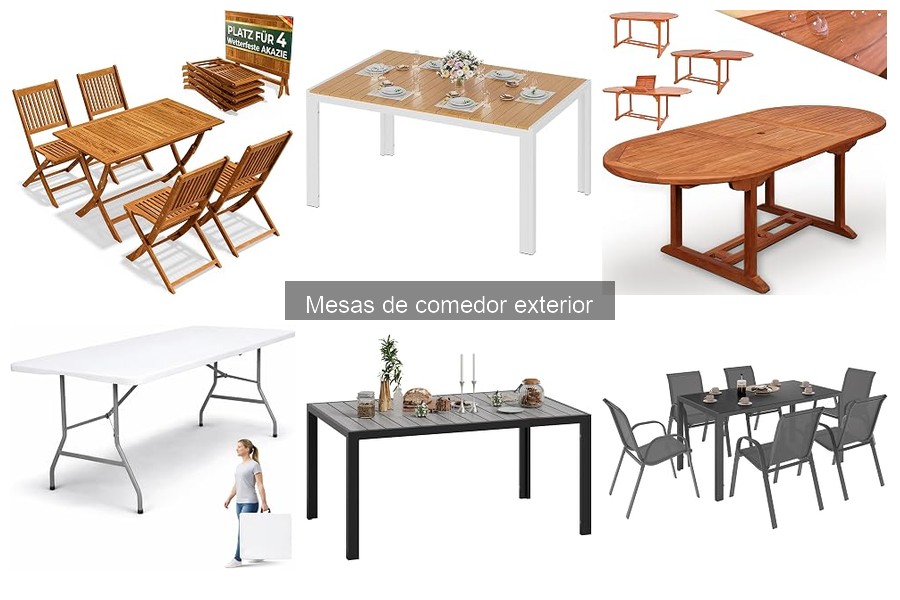 Cómo elegir la mejor mesa de comedor exterior para espacios pequeños