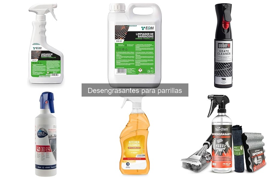 Cómo usar desengrasantes para parrillas de forma efectiva