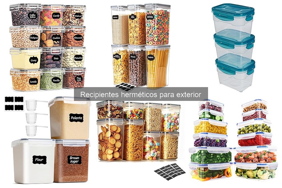 Comparativa de las Mejores Marcas de Recipientes Herméticos para Exterior