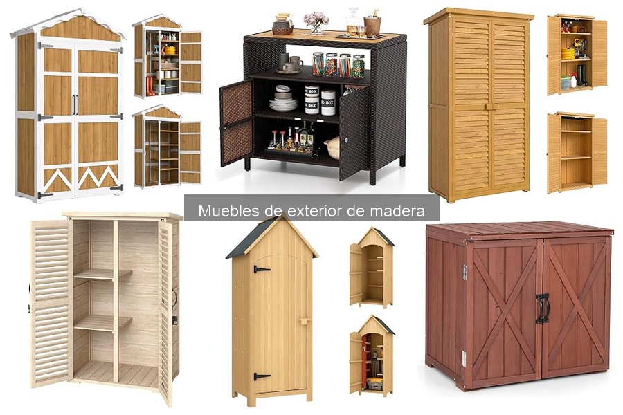 Comparativa de precios de muebles de exterior de madera