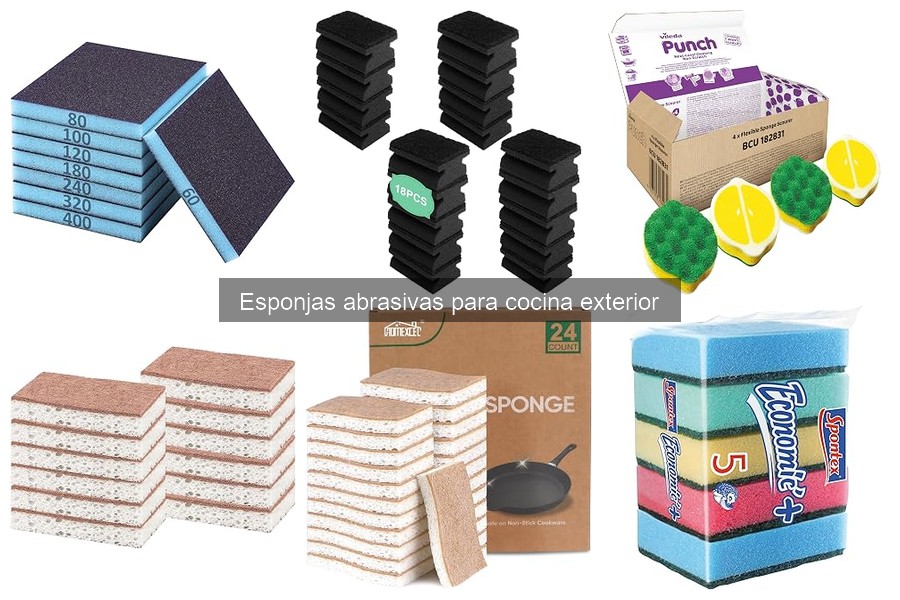 Errores comunes al usar esponjas abrasivas en cocina exterior