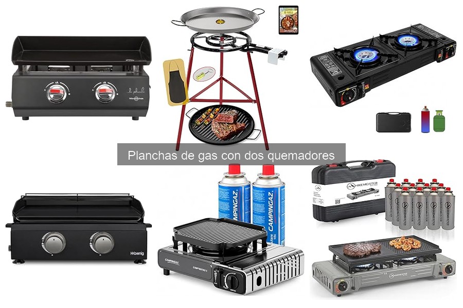 Guía para mantener y limpiar planchas de gas con 2 quemadores