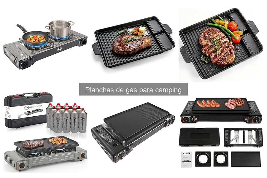 Las planchas de gas para camping más eficientes en 2026