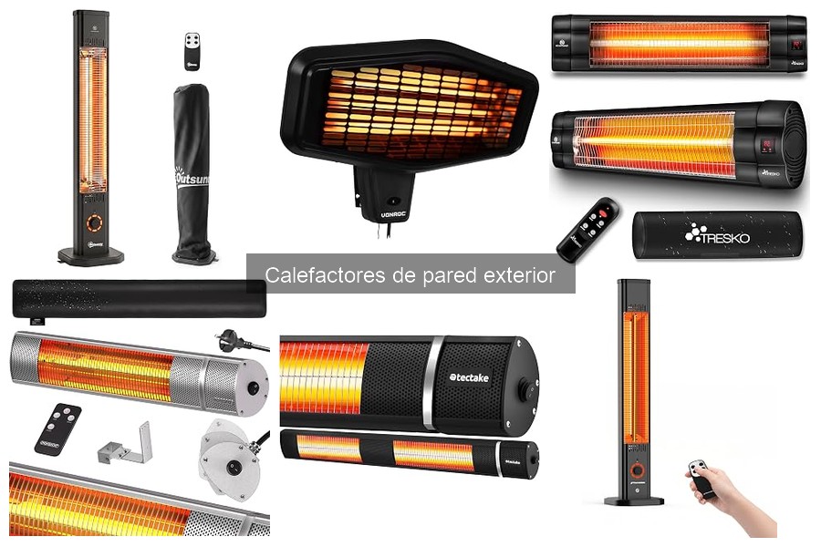 Mejores calefactores de pared exterior para terrazas en 2026
