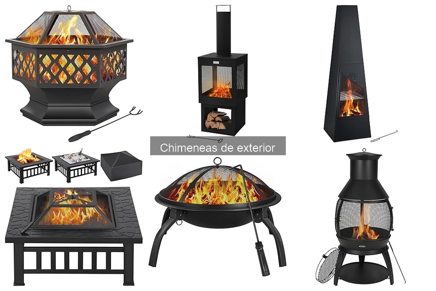 Mejores chimeneas de exterior para reuniones en el jardín