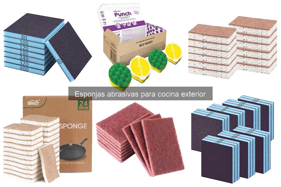 Mejores esponjas abrasivas para limpiar barbacoas en 2026