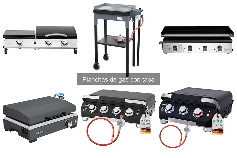 Mejores planchas de gas con tapa para terrazas pequeñas 2026