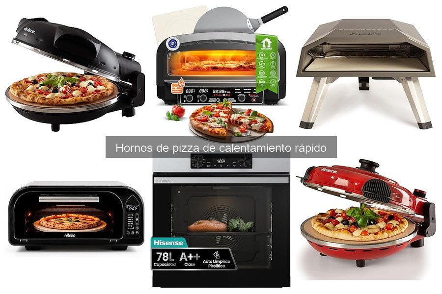 ¿Qué es un horno de pizza de calentamiento rápido?