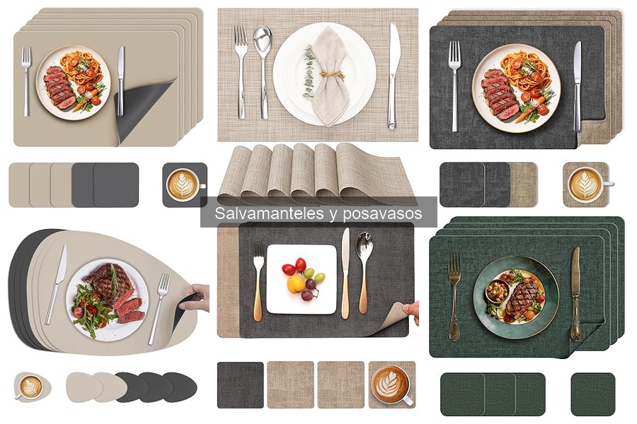 ¿Qué son los salvamanteles y posavasos? Descubre sus funciones