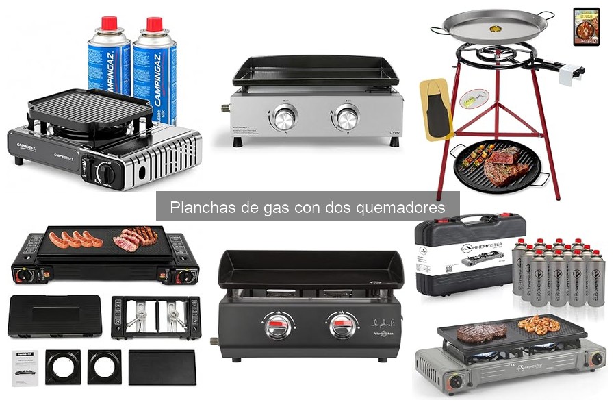 Ventajas de usar una plancha de gas con dos quemadores