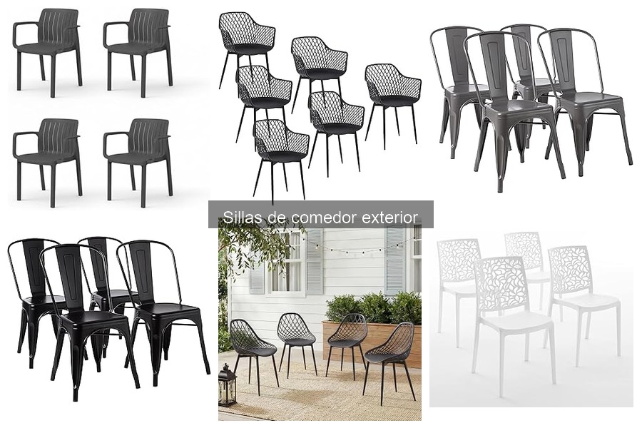 Ventajas y desventajas de sillas de comedor exterior
